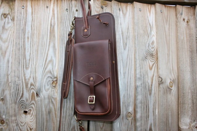 Tackle Instrument Supply Co Leather Stick Bag in Walnut