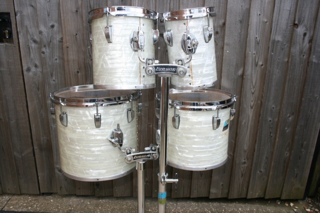 Ludwig 1980 Quadra Concert Tom Set