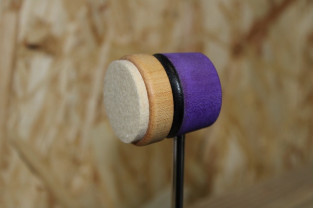 Lowboy Beaters Lightweight Felt Daddy Purple Natural with Black Stripe