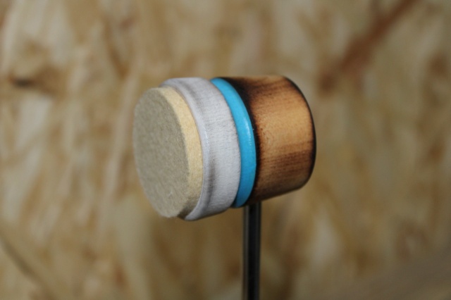 Lowboy Beaters Lightweight Felt Daddy Scorched Natural White with Sea Foam Stripe