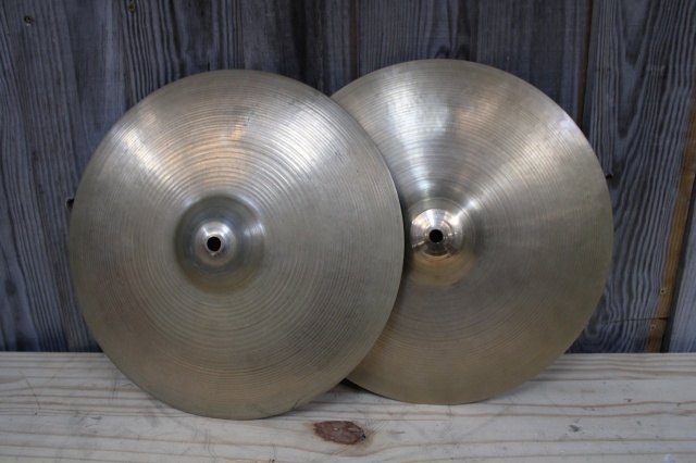 Zildjian 60's Avedis 14'' 'Trixon' stamp Hihats 745g both