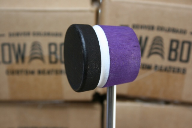 Low Boy Beaters Light Weight Custom Black Purple w/ White Stripe