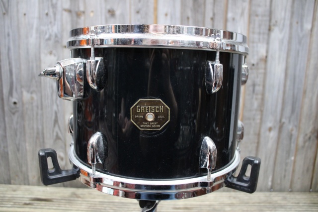 Gretsch 'Stop Sign' 13x9 '4416' Model Tom in Black Nitron