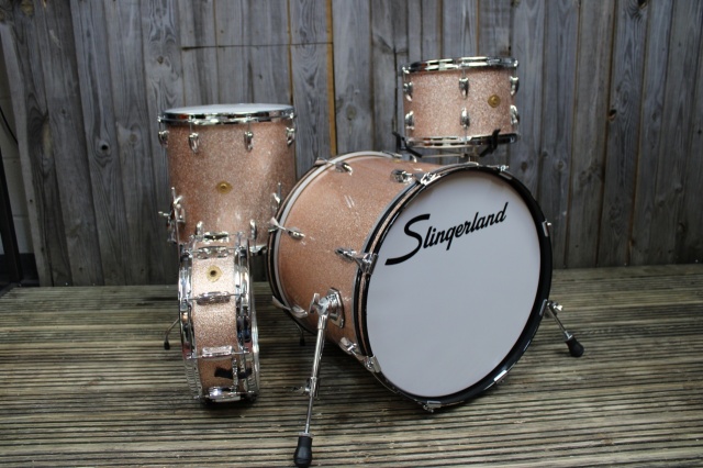 Slingerland Conway Tour King Outfit in Champagne Sparkle