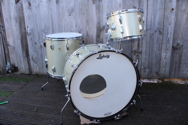 Ludwig 1965 Super Classic Outfit Silver Sparkle