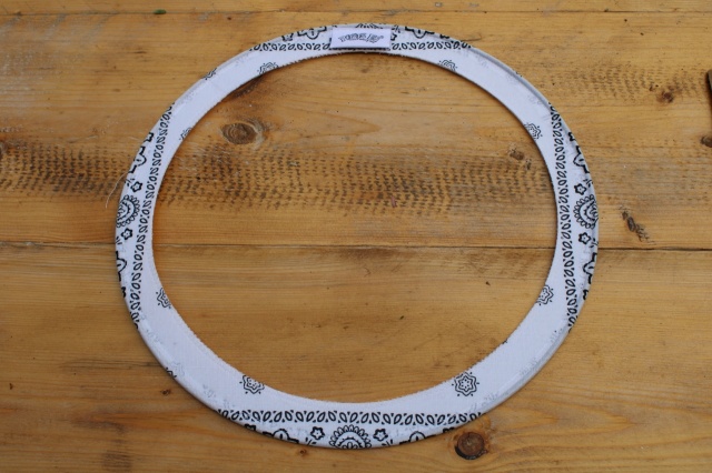 RootsEQ 14'' O Ring in White Bandanna