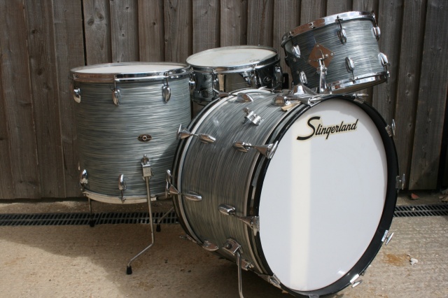 Slingerland 1963 Gene Krupa Blue Ripple