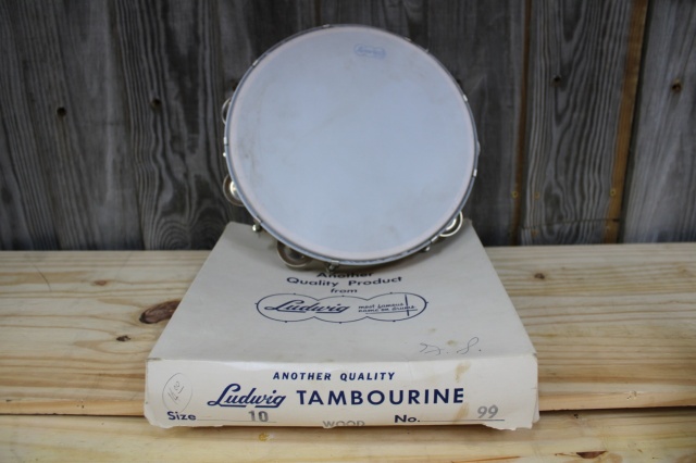 Ludwig 99 10'' Wood Tunable Tambourine Single Row