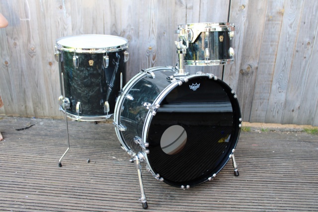 Ludwig Legacy Mahogany in Black Diamond Pearl