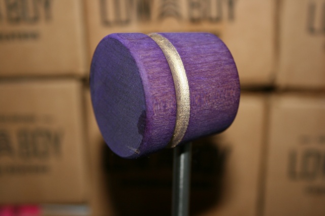Low Boy Beaters Light Weight Purple w/ Gold Stripe