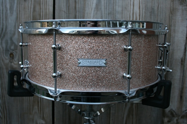 Standard Drum Co 14 x 6 Maple 5 and 5 in Champagne Sparkle