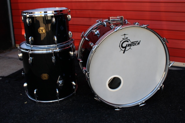 Gretsch 70's Stop Sign 'Name Band' Outfit in BLack Nitron