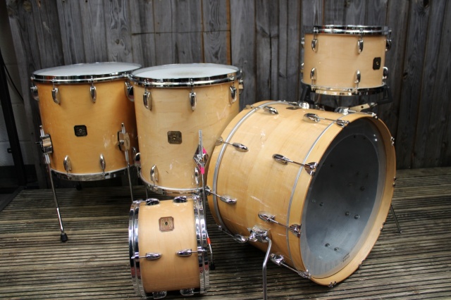 Gretsch 'Square Badge' Natural Maple Outfit