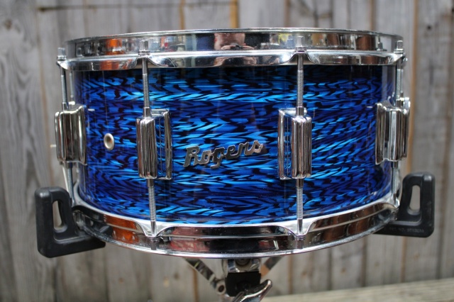 Rogers Wood Dynasonic 14x6.5'' in Blue Onyx