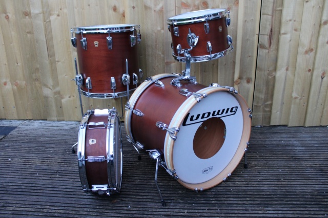 Ludwig Legacy Mahogany 'Jazzette' Outfit in Mahogany