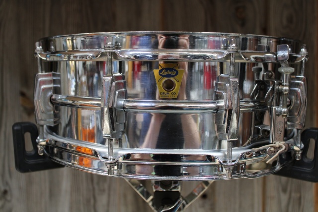 Ludwig Transitional Badge Chrome over Brass 400 Super