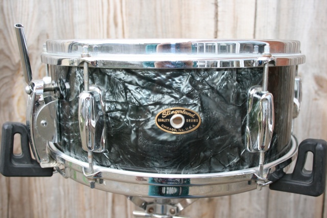 Slingerland 'Oct25' Super Gene Krupa 13'' Radio King in Black Diamond Pearl