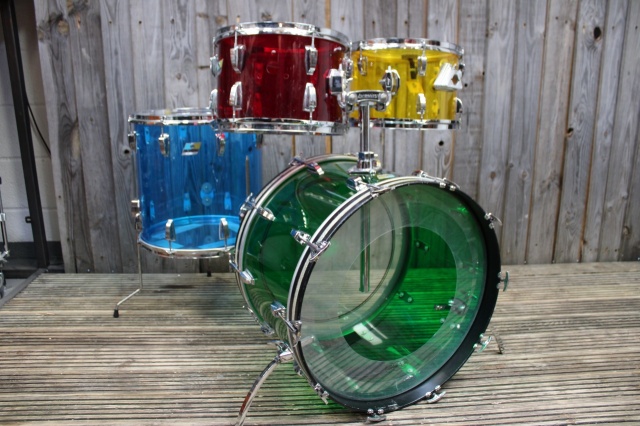 Ludwig 1976 Vistalite Big Beat 'Jelly Bean' Outfit