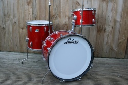 Ludwig 1970 Down Beat in Red Sparkle