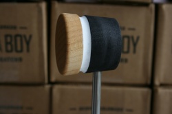 Low Boy Beaters Light Weight Natural and Black w/White Stripe
