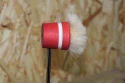 Lowboy Beaters Lightweight Puff Daddy Red with White Stripe
