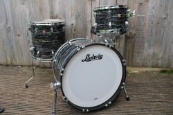 Ludwig 2019 Classic Maple 20, 12, 14 Downbeat in Oyster Black Pearl