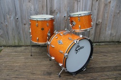 Gretsch Round Badge 'Be Bop' Outfit in Gold Glass Sparkle