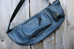 CacSac Gig Bags Stick Bag in Blue Hazy Leather