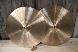 Cymbal and Gong 'Holy Grail' 16'' Hats Top 1007 Bottom 1307g