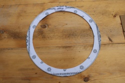 RootsEQ 13'' O Ring in White Bandanna
