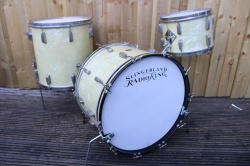 Slingerland early 50's Radio King Outfit in White Marine Pearl