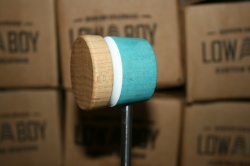 Low Boy Beaters Light Weight Sea Foam Natural w/ White Stripe
