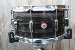 Barton Drum Co Vintage Beech Snare in Zebra Bartex