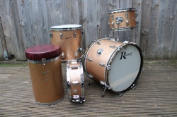 Rogers 'Buddy Rich' Headliner Outfit with Canister Throne in Champagne Sparkle