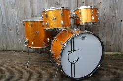 Slingerland early 70's New 'Rock' Outfit in Gold Sparkle