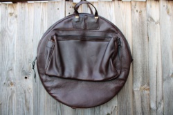 CacSac Gig Bags 24''Cymbal Bag in Heavy Grain Chocolate Brown