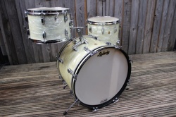 Ludwig 1964 Downbeat Outfit in White Marine Pearl