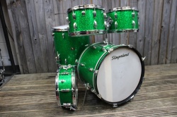 Slingerland early 60's Modern Solo Outfit in Green Sparkle