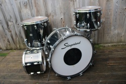 Slingerland late 70's New 'Rock' Outfit in Black Chrome
