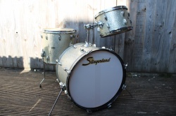 Slingerland Early 70's Modern Jazz Outfit in Sparkling Silver Pearl