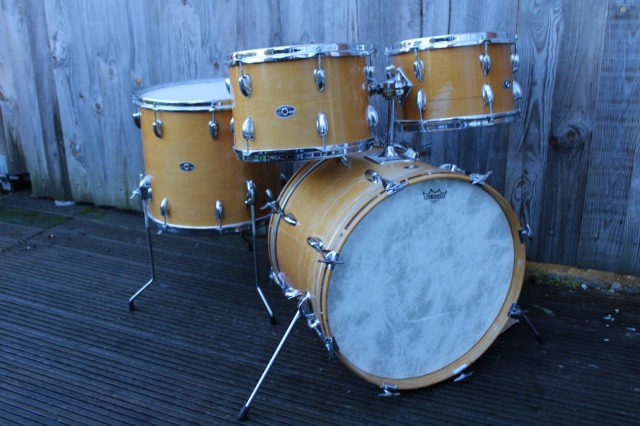 Slingerland early 70s 'Modern Solo' Outfit in Natural Maple