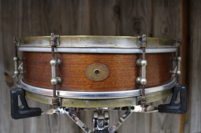 Ludwig and Ludwig 1920's 'Seperate Tension' 15x4'' One Ply Mahogany