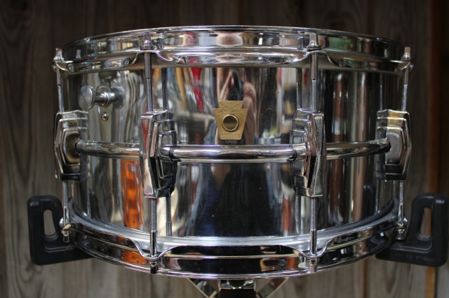 Ludwig Super 402 Chrome over Brass Pre Serial