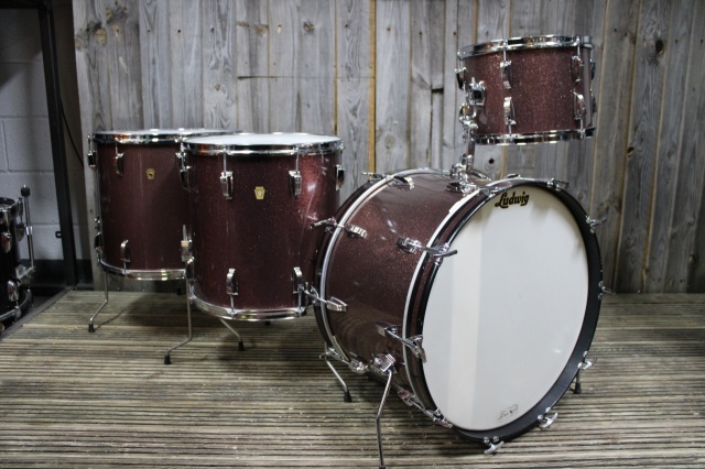 Ludwig 'January 22 1968' Super Classic 22, 13, 16 and 18 in Burgundy Sparkle