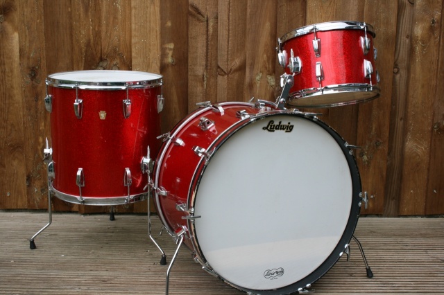 Ludwig 1967 Super Classic in Red Sparkle
