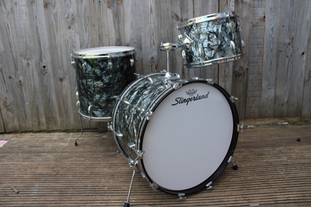 Slingerland early 70's 'GK Deluxe' in Black Diamond Pearl