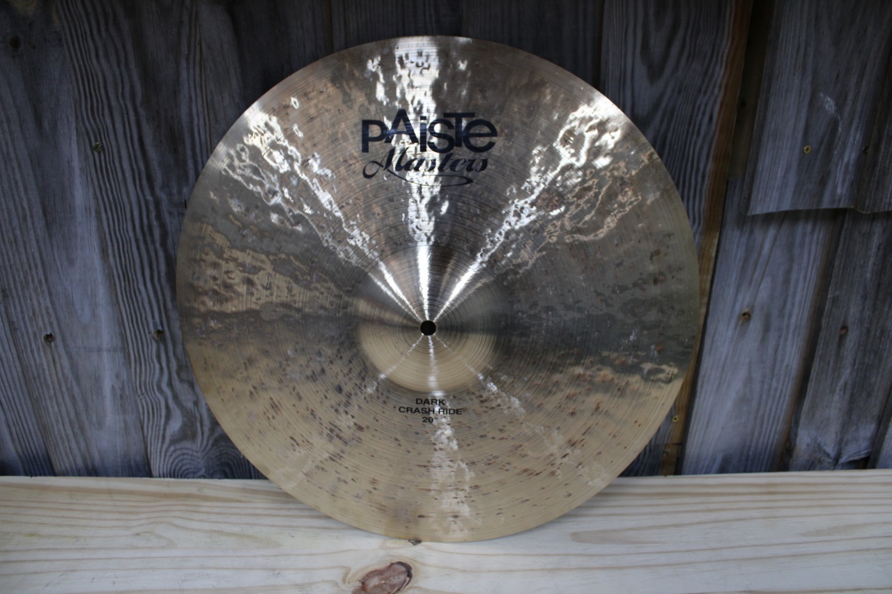 Paiste Masters Dark Crash Ride 20" rustydrums.co.uk