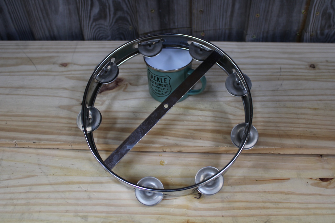 Ludwig Metal kit mounted Tambourine rustydrums.co.uk