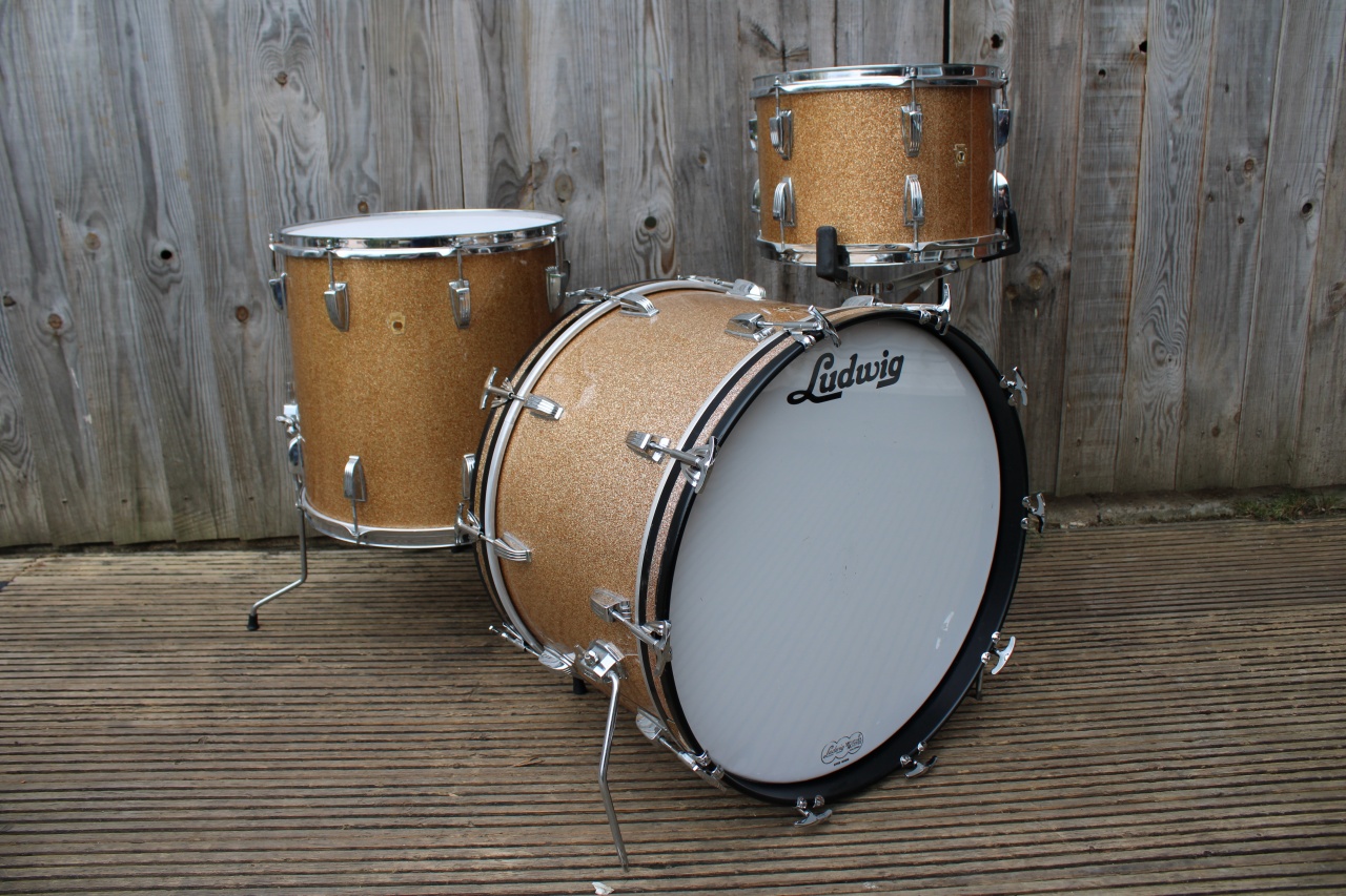 Ludwig champagne sparkle drums store