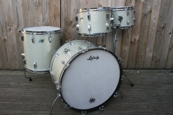 Ludwig 1971 'Big Beat' Outfit in Silver Sparkle